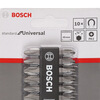 Bosch Bosch PH2 two-way bit set (10 pieces) S2 steel, length 45mm, higher hardness, rich models