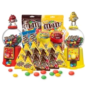mms chocolate candy red soybean human machine children's snack candy machine toy eating pac machine candy play twist candy machine gift chocolate bean machine 1 color random + 100g milk chocolate beans