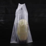 Jin Risheng Food Special Bag Transparent Grand sac à provisions en plastique Sac pratique Vest Bag Épaissi Vest Type Sac de conservation frais avec sac de nourriture portable Sac de nourriture Réfrigérateur Sac de conservation 580 * 490mm100pcs