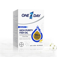 Bayer OneADay Crystal Fish Oil 95% High Purity Omega3 Deep Sea Fish Oil Soft Capsule Omega Adult Recommended 3 Boxes Crystal Fish Oil 60 Capsules++