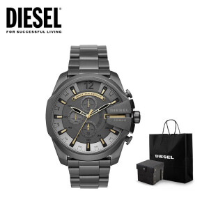 Diesel watch all black personalized fashion quartz men s steel