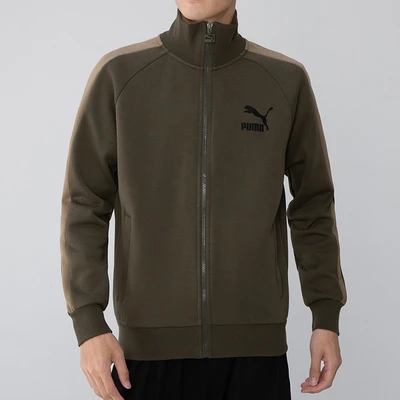 プーマプーマジャケットメンズ22春公式新製品t7シリーズカジュアルスポーツウェアウォームトップ
