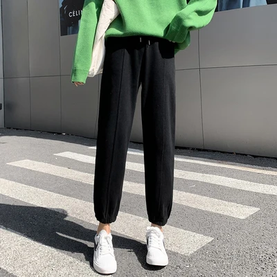 ハロークイーンカジュアルパンツレディースルーズ秋冬シンベルベットスポーツレディースパンツレギンススウェットパンツスリム