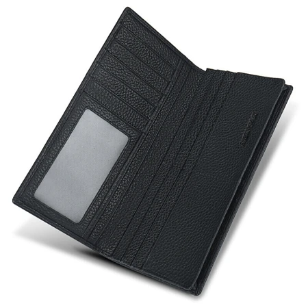 Scarecrow MEXICAN men's wallet top layer cowhide leather wallet large capacity 20% off long wallet fashion wallet MMQB01181656 black