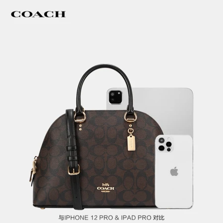 Coach COACH luxury ladies large PVC presbyopic shell bag portable messenger bag 2558 [brand authorized direct supply]