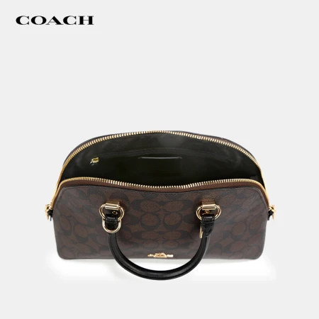 Coach COACH luxury ladies large PVC presbyopic shell bag portable messenger bag 2558 [brand authorized direct supply]