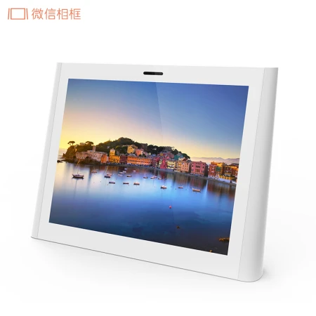 ELC WeChat Photo Frame Electronic Album Digital Photo Frame Home Display Electronic Photo Frame Player Tencent Officially Produced Supports Video Call Mini Program to Transfer Pictures Classic 8-inch WeChat Video Call Red