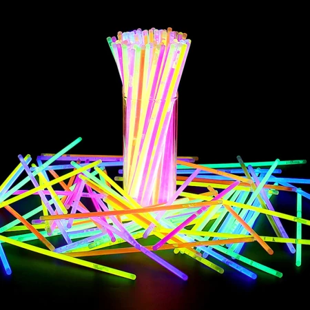 Green reed fluorescent stick 100 + 100 sets set concert cheer props children's day event birthday party decoration