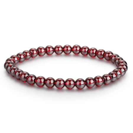 Shiyue jewelry wine red garnet bracelet bracelet crystal agate 5.5-6mm female graceful