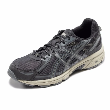 ASICS Arthur Men's Trail Running Shoes Cushioning Running Shoes Breathable Sports Shoes GEL-VENTURE 6 Black/Dark Gray 44