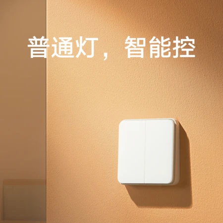 Xiaomi smart switch zero fire version double open Mijia APP remote control switch mobile phone remote control smart home linkage Xiaoai voice control must have a zero line