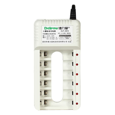 Delipow Rechargeable Battery 5th/7th Battery with 12 Cells Charger Set Applicable Toys/Remote Control/Mouse Keyboard Charger + 12 Cells [5th/7th 6 Cells]