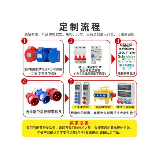 DELIXI DELIXI Aviation Industry Socket Box Plastic Waterproof Portable Secondary and Third Level Distribution Box Construction Site Mobile Inspection Configuration Fourteen Customized
