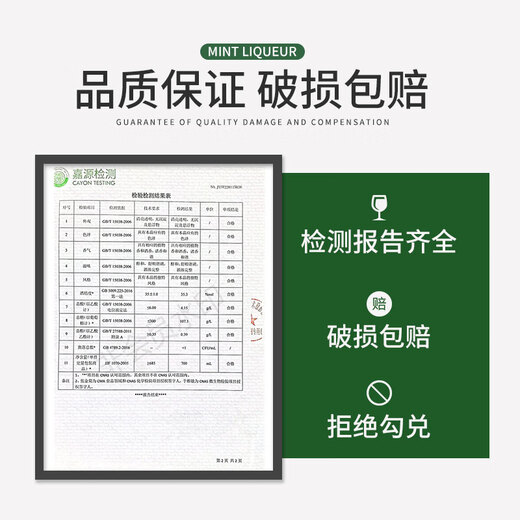 莎堡皇（FAST.KING）绿薄荷味力娇酒700ml利口酒调酒基酒蓝橙力娇酒国产洋酒 【单支试饮装】绿薄荷力娇酒