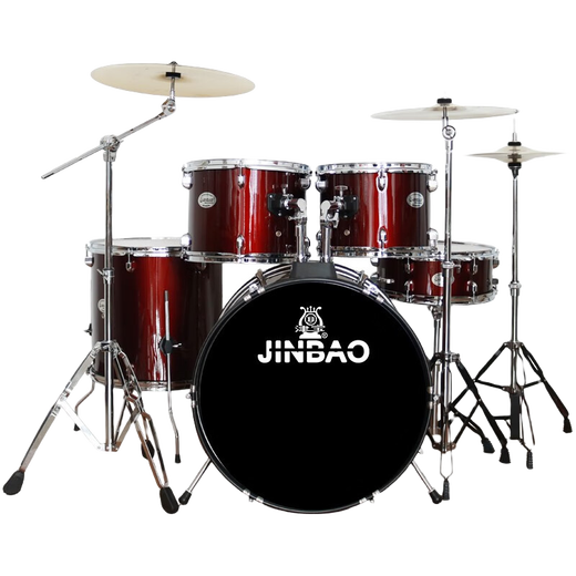 Jinbao Drum JBP-0976 Adult Drum Kit Kinderprofi Anfänger Jazz Drum Western Percussion Instrument