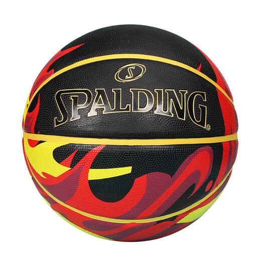 
SpALDING Flame Rubber No. 7 Basketball 84-758Y