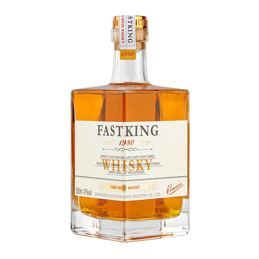 莎堡皇（FAST.KING）威士忌洋酒套装组合700ml可乐桶调酒基酒烈酒洋酒 【时光笔记威士忌】+花纹杯