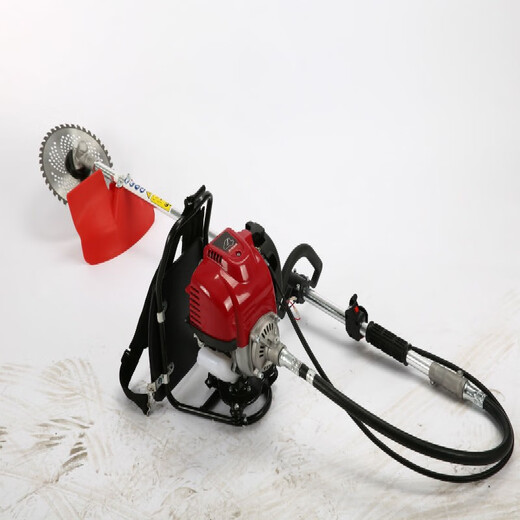 Honda imported Honda GX35 lawn mower, backpack brush cutter, small agricultural land reclamation machine, lawn mower, backpack type + scarifier wheel + ditching and weeding blade