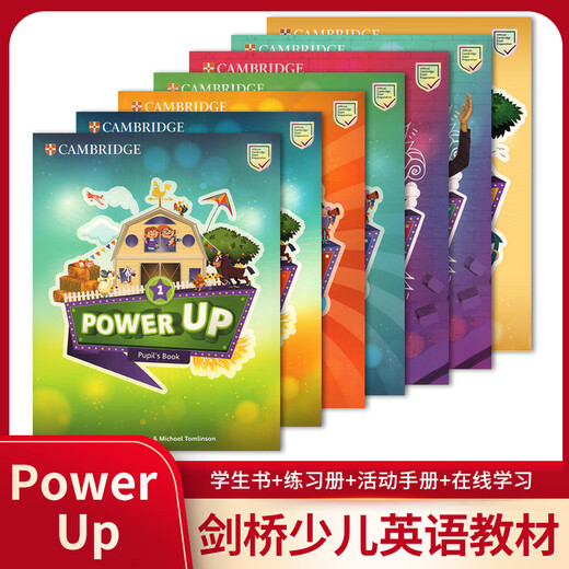 Genuine spot shipment in Beijing Cambridge Power Up S123456 Level Cambridge Children's English Textbook Original Student Book Practice Book Account Activity Manual Three Original Import Cambridge Exam PU Level 3 Textbook + Exercise Book + Parent Manual + Account