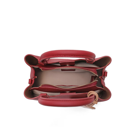 Belle gift bag women's bag mall texture toast series shoulder crossbody wedding bag handbag X7162CX4 red F