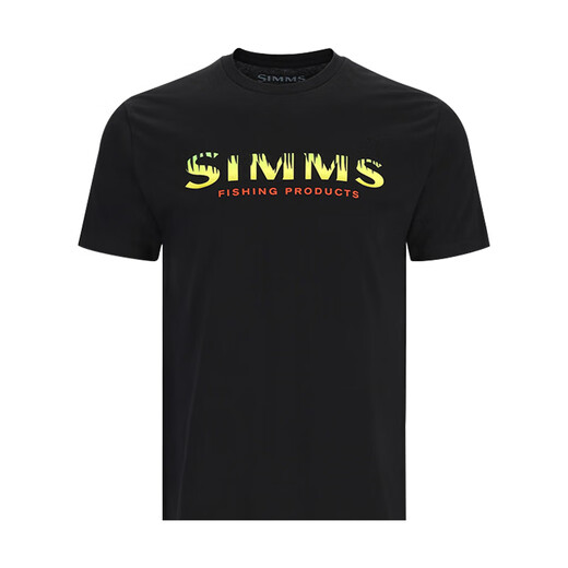 SIMMS新款美国SIMMS春夏短袖T恤男透气舒适百搭路亚钓鱼服体恤上衣进口 12803短袖/深蓝色 S