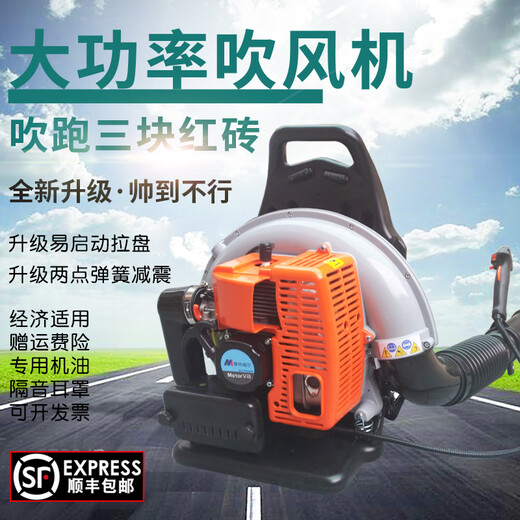 简梓吹雪机吹风机背式大功率大棚吹雪机马路树叶工地工业灰尘风力灭火 二冲程配置EBZ9900 9.5HP