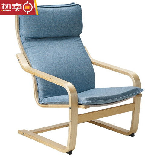 Nordic Armchair Leisure Chair Single Sofa Chair Recliner Home Fabric Balcony Chair Lazy Chair Customized Original Large Footstool Gray Other Colors Remarks