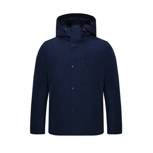 Navigare italiano pequeño velero chaqueta con capucha para hombres para invernal a prueba de viento y cálida ropa de moda al aire libre a prueba de frío.