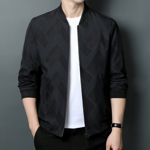 
JINBA brand young and middle-aged men's jacket spring and autumn 2022 new style middle-aged daddy k12123 dark green M 170/