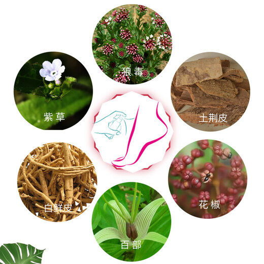 Zhongbaotang wolfsbane antibacterial spray 60ml herbal antibacterial spray non-beriberi foot odor spray peeling ointment