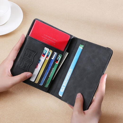 
Business travel passport bag Flight boarding passport clip Anti-theft passport This set of ticket certificate folder is equipped with SIM card slot Pink - exclusive flight upgrade material Anti-theft brushing cloth/sim card slot