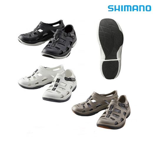SHIMANO Shimano 21 New FS-0911 Luya Outdoor Fishing Shoes Summer Sandals Croc Shoes Non-Slip Breathable Casual Khaki 40