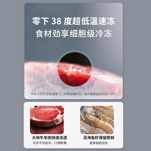 海尔冰柜商用大容量家电双开门500升以上冷冻柜转换零下-38度超低温深冷速冻卧式茶叶海鲜补贴 719升丨-38度超低温丨电子控温