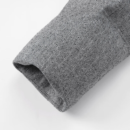 Xiangying Stand Collar Gray Down Jacket Women's Short 2025 Winter New Small High-end Bread Jacket Gray S