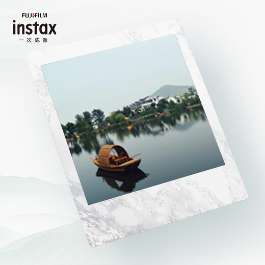 INSTAX Fuji instax polaroid square photo paper white marble single package 10 sheets