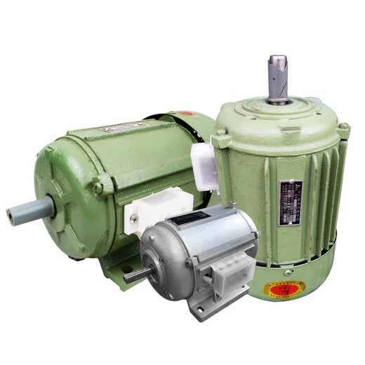 Kejie Drei-Phasen-Induktion Motor Hanao 380 V Horizontal vertikaler 4-Stufe 2-stufige Bohrmotor YS7124 YS5024 Dreiphasen 60W4-Stufe Welle 9