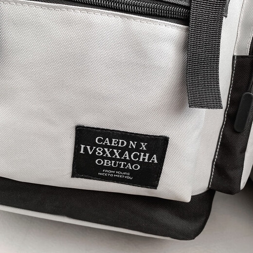 Double Star School Bag Junior High School Male Backpack Female High School College Student Backpack Large Capacity Travel Water-Repellent Computer Bag Gray