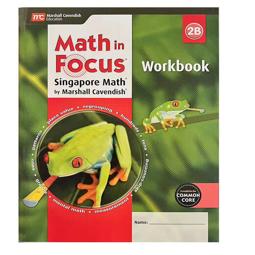 正版  美国小学数学教材和练习册 Math in Focus 系列 加州教材 英文原版数学美国课本 非新加坡课本 非新加坡教材 非新加坡教辅 新版2020版3A+3B学生用书共两本