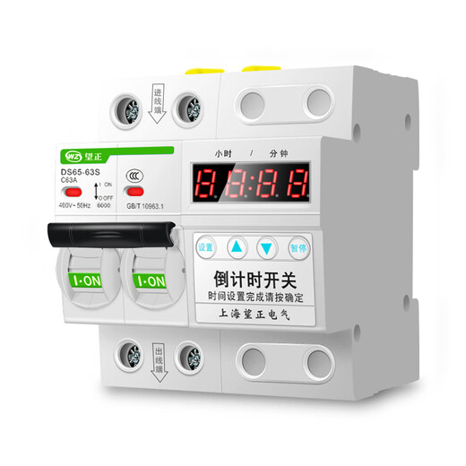 High power timer switch 220v water pump time control timing switch controller machine automatic power off 2P63A with leakage protection 13KW
