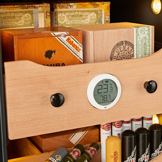 Roussillon Roussillon cigar cabinet, constant temperature and humidity cigar cabinet, custom cigar cabinet, cigar room customization, H1650mm rose gold aged version 165L, pursuing high standards