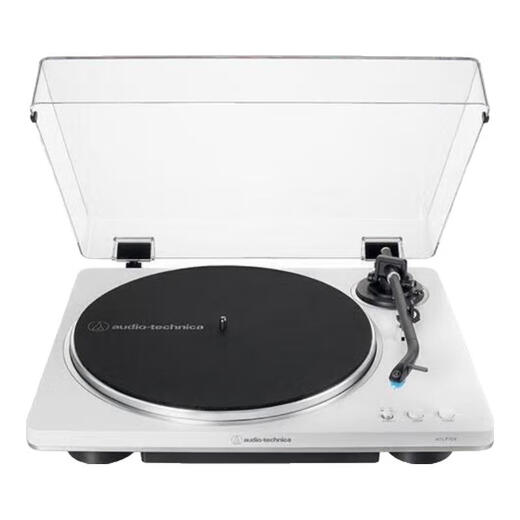 Audio-Technica record player AT-LP70X fully automatic belt-type vinyl record player record player retro fever gramophone record player Bluetooth version AT-LP70XBT WS white silver + cleaning + turntable, free RCA lotus cable