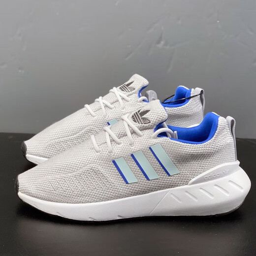 Adidas Clover Women's Shoes 2025 Summer New Retro Sports Shoes Lightweight Shoes Shoes Shoes Absorbing Mesh Breathable Casual Running Shoes GX9203 Gray Blue 37 (230mm)
