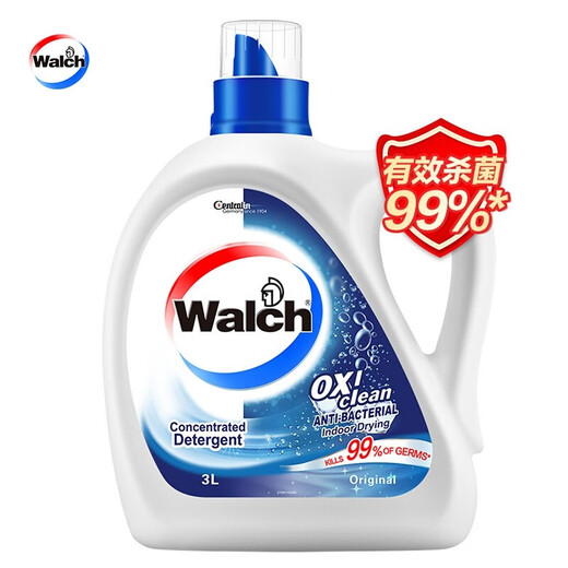 Walch (Walch) laundry detergent 3KG [spot instant delivery] lasting fragrance and deep cleansing stain removal 3KG*1 bottle
