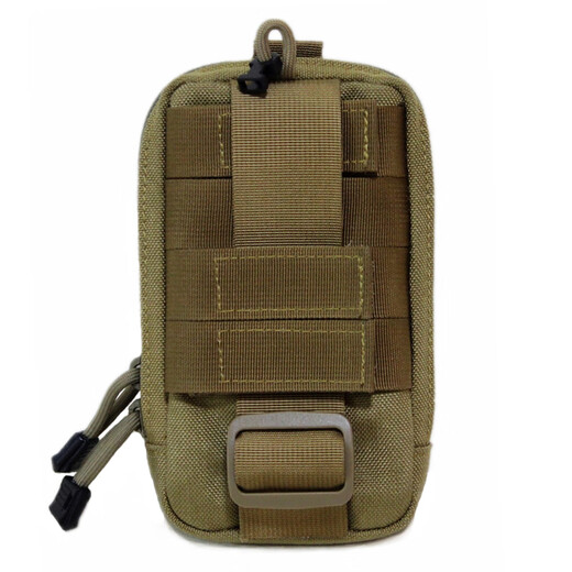 LooYoo A148 high-standard nylon large-screen mobile phone waist bag shoulder strap bag outdoor multi-functional waist bag arm bag military attachment bag A148T shoulder strap bag version khaki (YKK zipper)