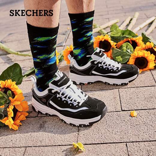 Skechers Oreo Panda Shoes Men's Shoes Fashion Classic Retro Dad Shoes Versatile Street Sports and Casual Shoes 8790091