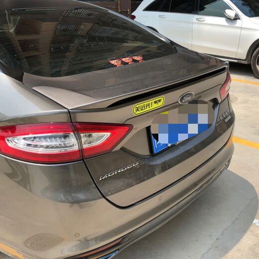 He Jiagong suitable for 13-20 Mondeo rear wing 07-15 winning rear wing modification without punching top wing carbon fiber 13-20 model Tanzanite Blue