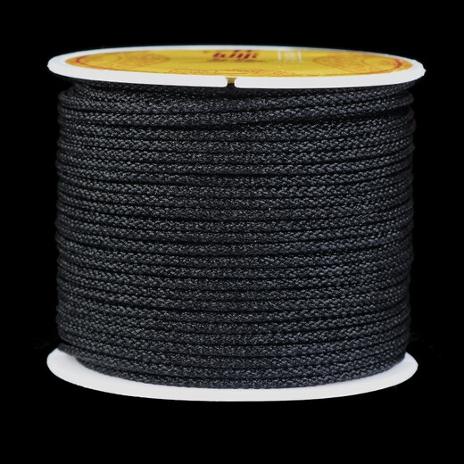 Vina Silk Play Thread Bracelet String 108 Buddha Beads Thread Handmade Braided Thread Threading Beads Thread Bracelet Bead Thread Wei-Mambo Rope 1.0 (Brown)/Roll