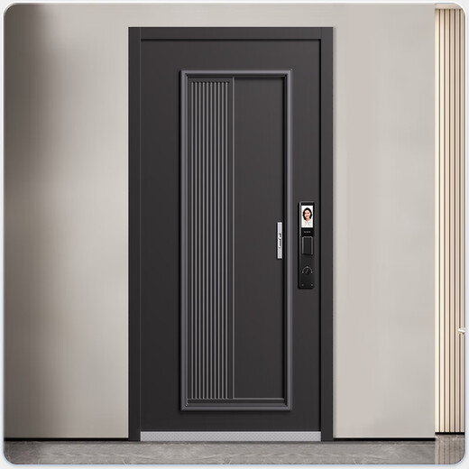 
OUDILE new 4-level ventilated anti-theft door entrance door + aviation aluminum foil entry door + elevated door lintel hidden hinge ventilation door + can be equipped with face lock Fully automatic fingerprint lock 2150*960/2050*1050