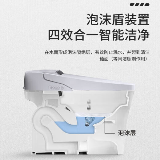 Kohler Brand Kohler AI Voice Smart Toilet All-in-one Fully Automatic Flushing and Drying Electric Toilet Deluxe Edition (Anti-bubble and Splashproof + Smart Voice No Water Pressure Other Pit-Door Delivery)