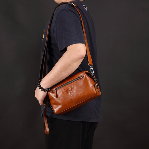 Winni La Clutch Herrentasche Clutch Große Kapazität Umhängetasche Rindsleder Clutch Bag Weiches Leder Business Casual Mode Neu Braun Braun (Große Größe)